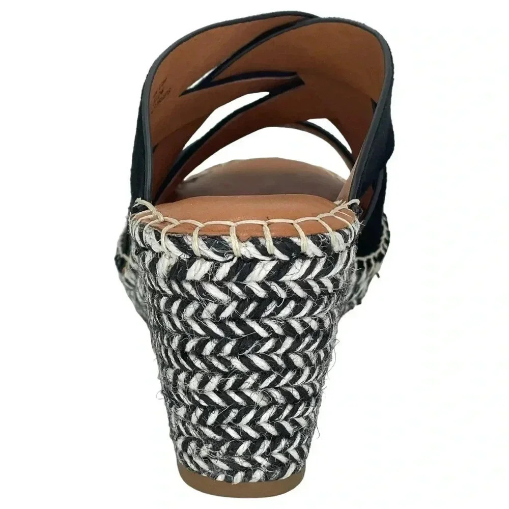 Gentle Souls Charli Strappy Leather Womens Wedge Sandals Size 7.5M NWOB - Picture 5 of 15